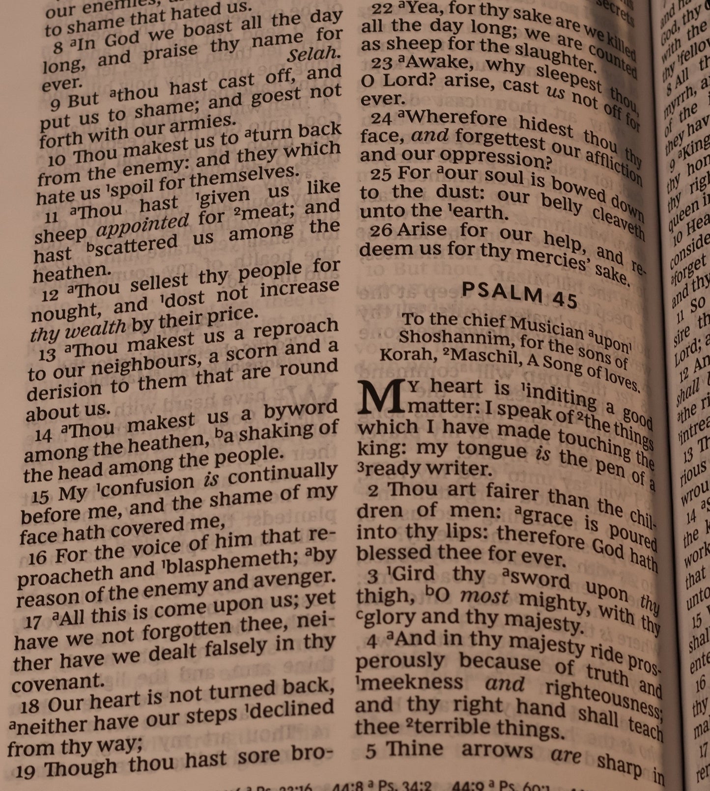 NEW Bible KJV Black Goatskin - "King Alfred"