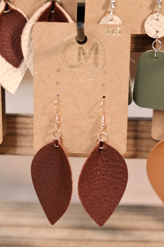 Leather Earrings